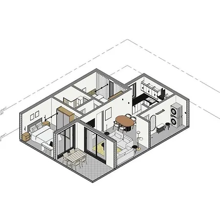 Center 2 Bedroom Calm Modern Garden Floor Flat - Yeni Dunya * Бодрум